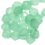 Konische glaskraal mintgroen 4mm