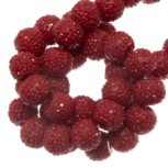 Sparkling beads red rose