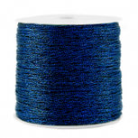 Macramedraad donker blauw 0.5mm