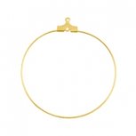 DQ creool goud metaal hanger 40mm