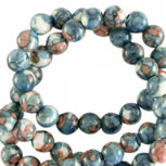 Jade petrol blue 6mm