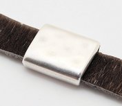 metalen leerschuiver voor 12/13mm leer