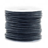 DQ Leer Vintage dark navy blue 1mm