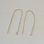 Sterling zilveren lange threader