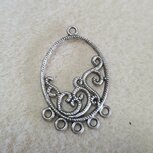 Bohemian oorhaakhanger met oogjes Oud AS