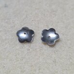 Metalen kralenkapje bloem AS 8mm 