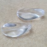 Glaskraal vrije vorm transparant