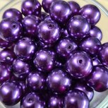 Glasparel rond ​​​​​​​12mm Paars