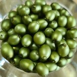 Glasparel  7x6mm groen