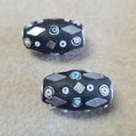 Handgemaakte kashmiri kralen zwart