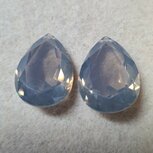 Hars Facetkraal druppel 18x24.5mm grijs