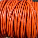 Leerkoord rond 2mm glanzend oranje
