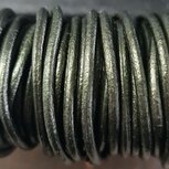 DQ Leerkoord rond 2mm olijf groen