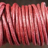 DQ Leer metallic paars 1mm