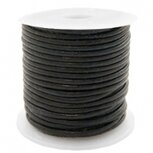 DQ Leer vintage black  1mm