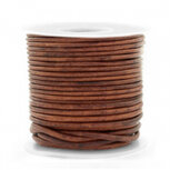 DQ Leer vintage peacan brown  1mm