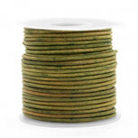 DQ Leer vintage moss green 1mm