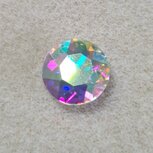 Puntsteen glas geslepen Rivoli 14mm crystal AB