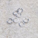 Jumpring silverpl. 5x0.8mm