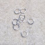 Jumpring silverpl. 6x0.8mm