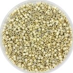 Delica 11/0 Duracoat galvanized silver