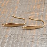 RVS Oorhaken goud 20mm