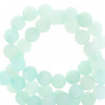 Agaat ​​​​​​​mat turquoise green 8mm