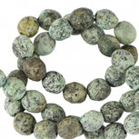 Dalmatian stone mayan green 6mm