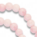 Glaskraal misty rose-white 8mm