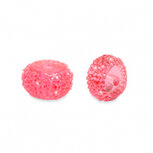Sparkling beads coral pink 6mm