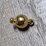 DQ Magnetische sluiting goldplated 8x14mm