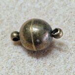 Bronzen magneetsluiting 10mm