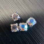 Opnaai strass in kastje 3mm