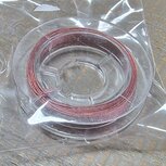 Gecoat staaldraad metallic bruin