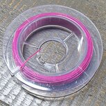 Gecoat staaldraad roze