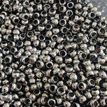 Knijpkralen Black nickel 3mm