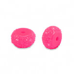 Sparkling beads Neon Pink 6mm