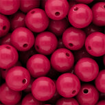 Acryl kraal Shiny fuchsia 12mm