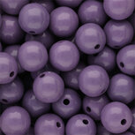 Acryl kraal Shiny purple haze 12mm
