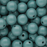 Acryl kraal Shiny Cameo blue 12mm