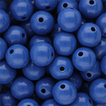 Acryl kraal Shiny Dazzling blue 12mm