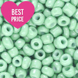 Glas rocailles Spring bud green 3mm