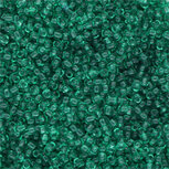 Glas rocailles Transparant Green 3mm