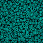 Glas rocailles Teal Green 3mm