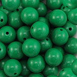 Acryl kraal Dark green 14mm