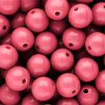 Acryl kraal Shiny pink lemonade ​​​​​​​14mm