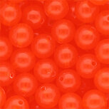 Acryl kraal Shiny vermillion red 14mm