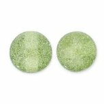 Acryl kraal olive green silver 12mm