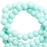 Glaskraal turquoise green 3mm