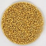 Miyuki 15/0 Duracoat galvanized gold